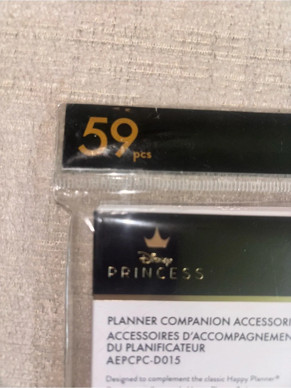 Happy Planner Disney Princess Once Upon a Time Planner Companion 59 Pieces NIP